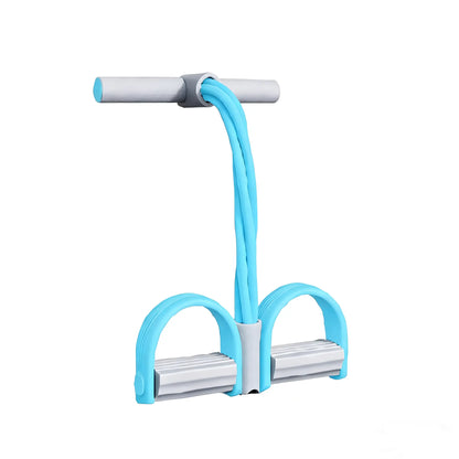 Multi-Functional Pedal Resistance Band Trainer – Portable Foot Pedal Fitness Equipment for Home Gym Full Body Workout, Abdominal Training, Sit-Ups, Yoga，Rehabilitation Training